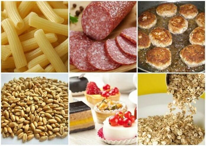 Lebensmittel und Mahlzeiten für eine glutenfreie Ernährung