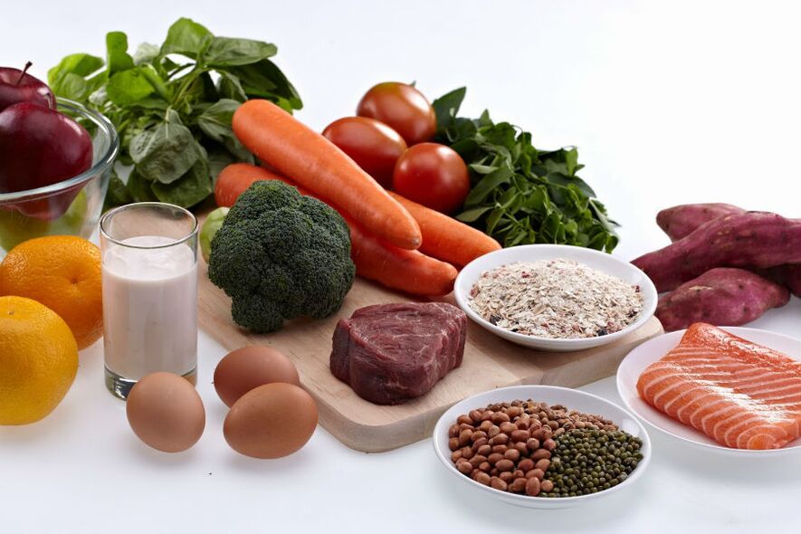 Gesunde Lebensmittel, die in Diätmenüs zur Gewichtsreduktion enthalten sind
